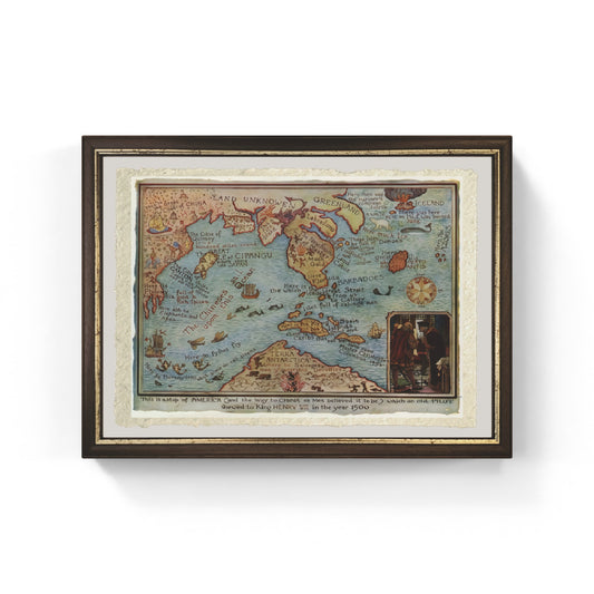 Imaginary map of America, 1500 - Henry Justice Ford