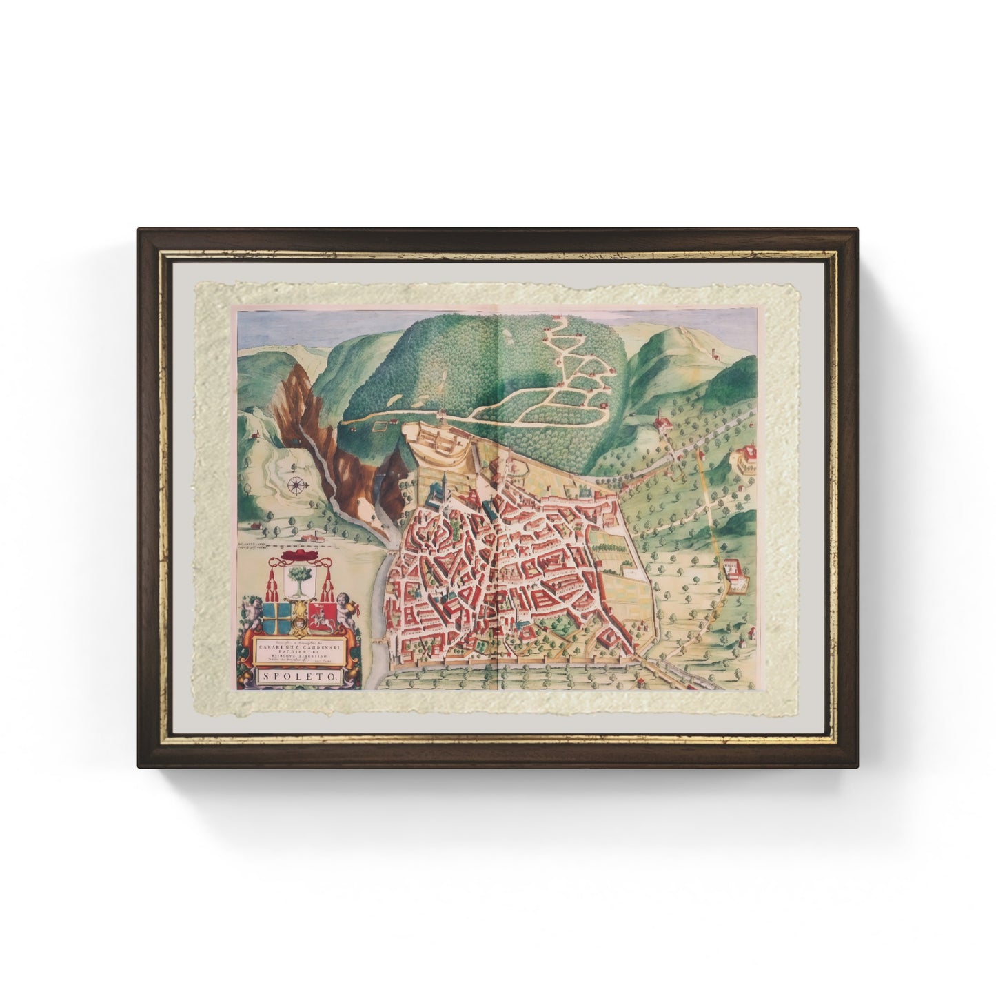 Map of Spoleto - Joan Blaeu