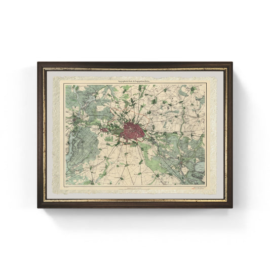 Mappa di Berlino, 1871 - Leopold Kraatz