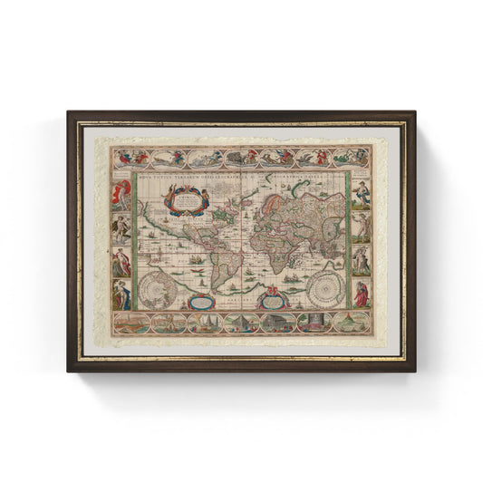 World Map in 1635