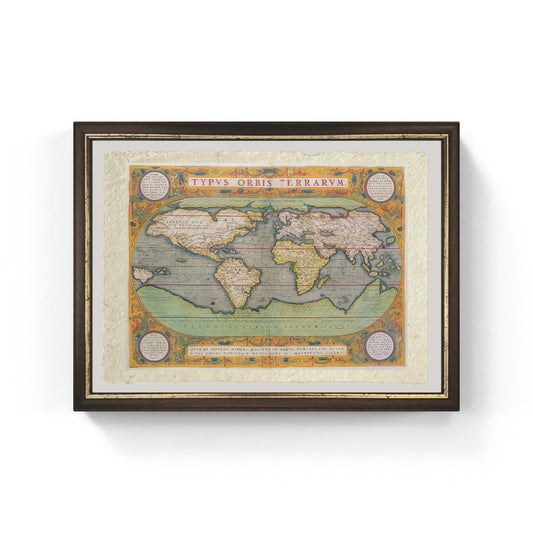 Map of the World, 1570 - by Abraham Ortelius