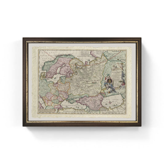 Map of Russia, second half of the 17th century - Nicolaes Visscher