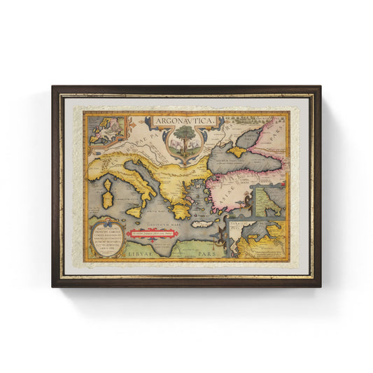 Map of the Argonauts' voyage, 1603 - Abraham Ortelius