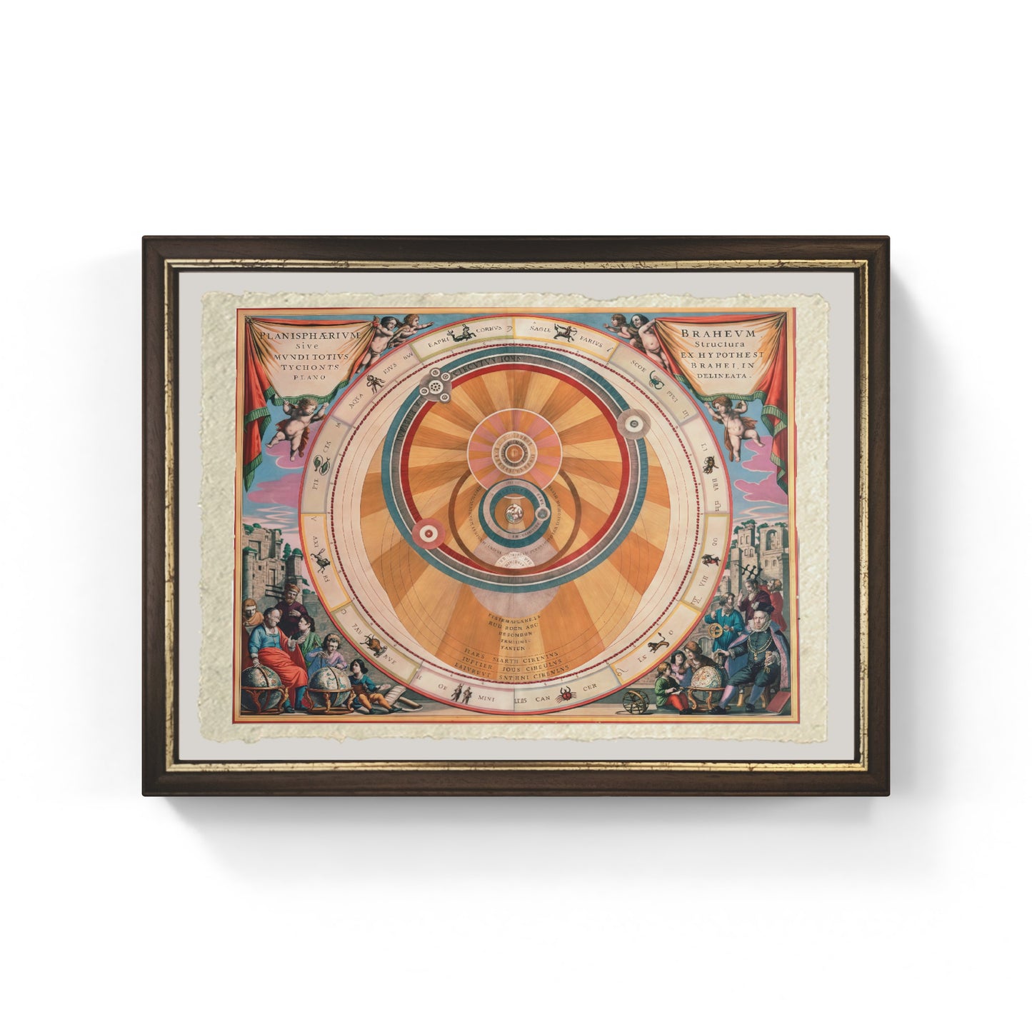 Tycho Brahe's Geo-Heliocentric Universe Map - Andreas Cellarius