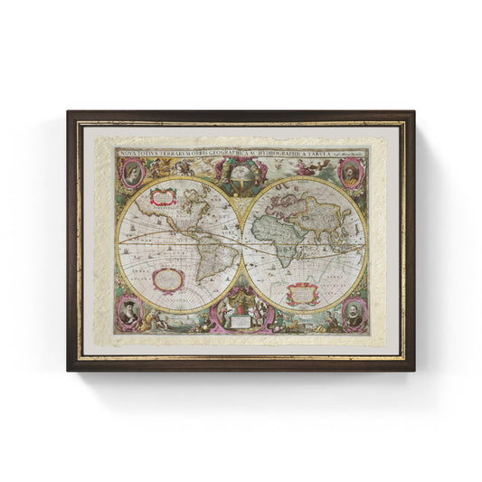 New World Map 1630 - Hondius II