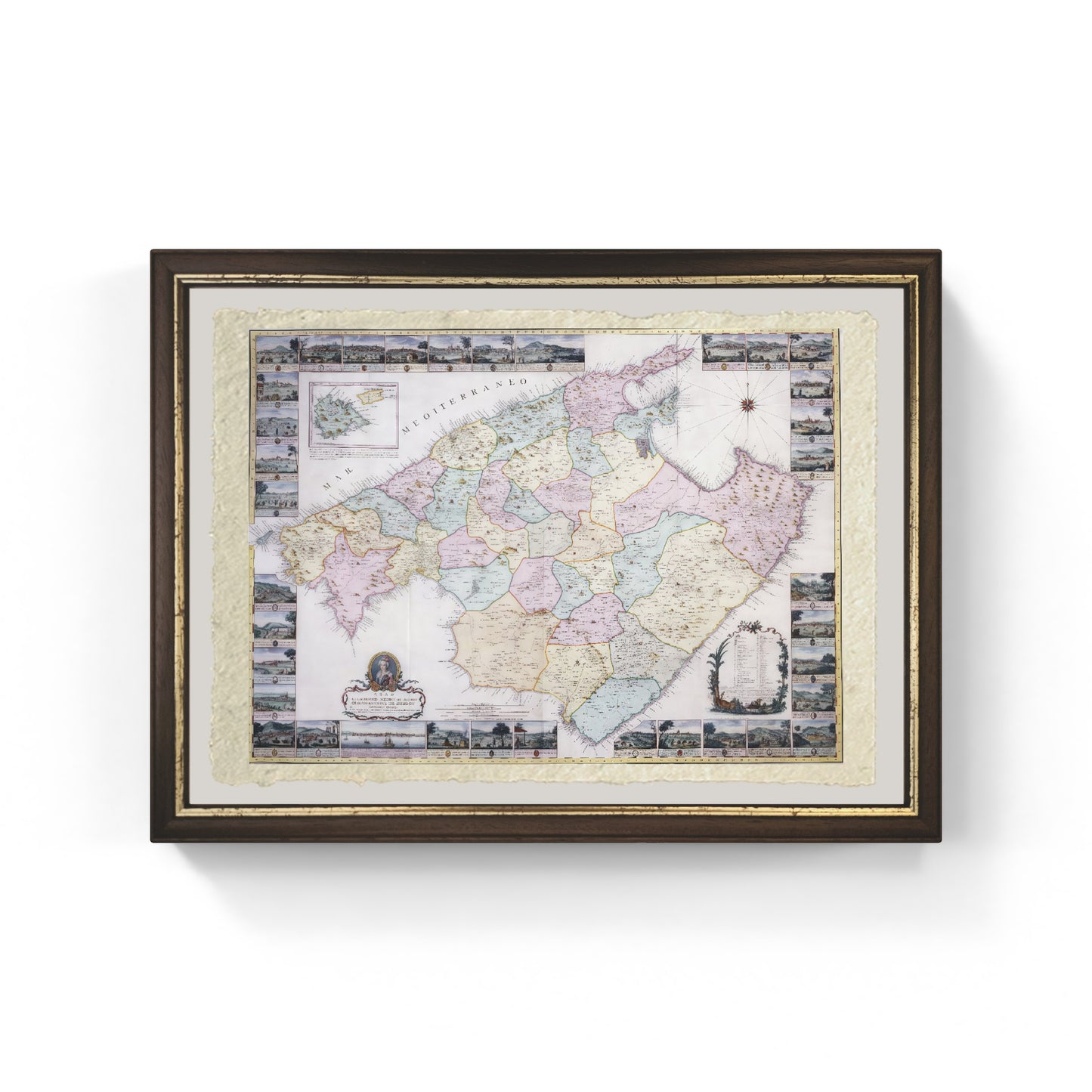 Map of the island of Mallorca, 1785
