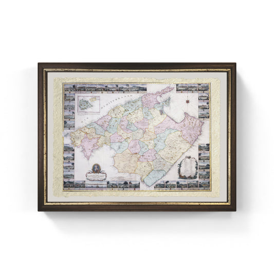 Map of the island of Mallorca, 1785