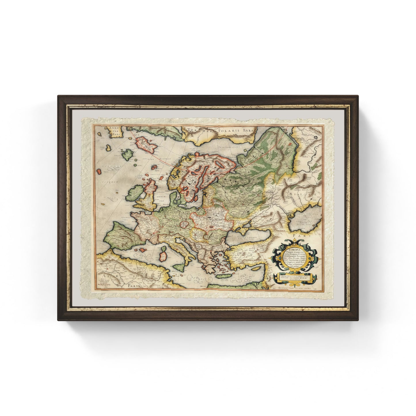 Map of Europe - Gerardus Mercator