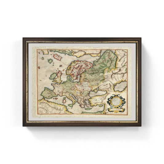Map of Europe - Gerardus Mercator