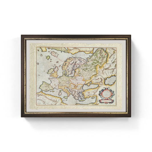 Map of Europe, 1554 - Gerardus Mercator