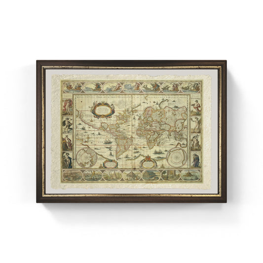 Nova Orbis Geographica and Totius Terrarum Hydrographica - Willem Janszoon Blaeu