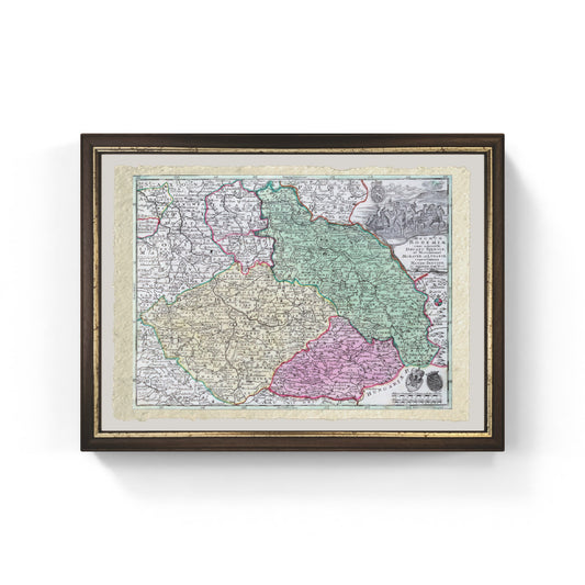 Map of Silesia - Georg Matthäus Seutter