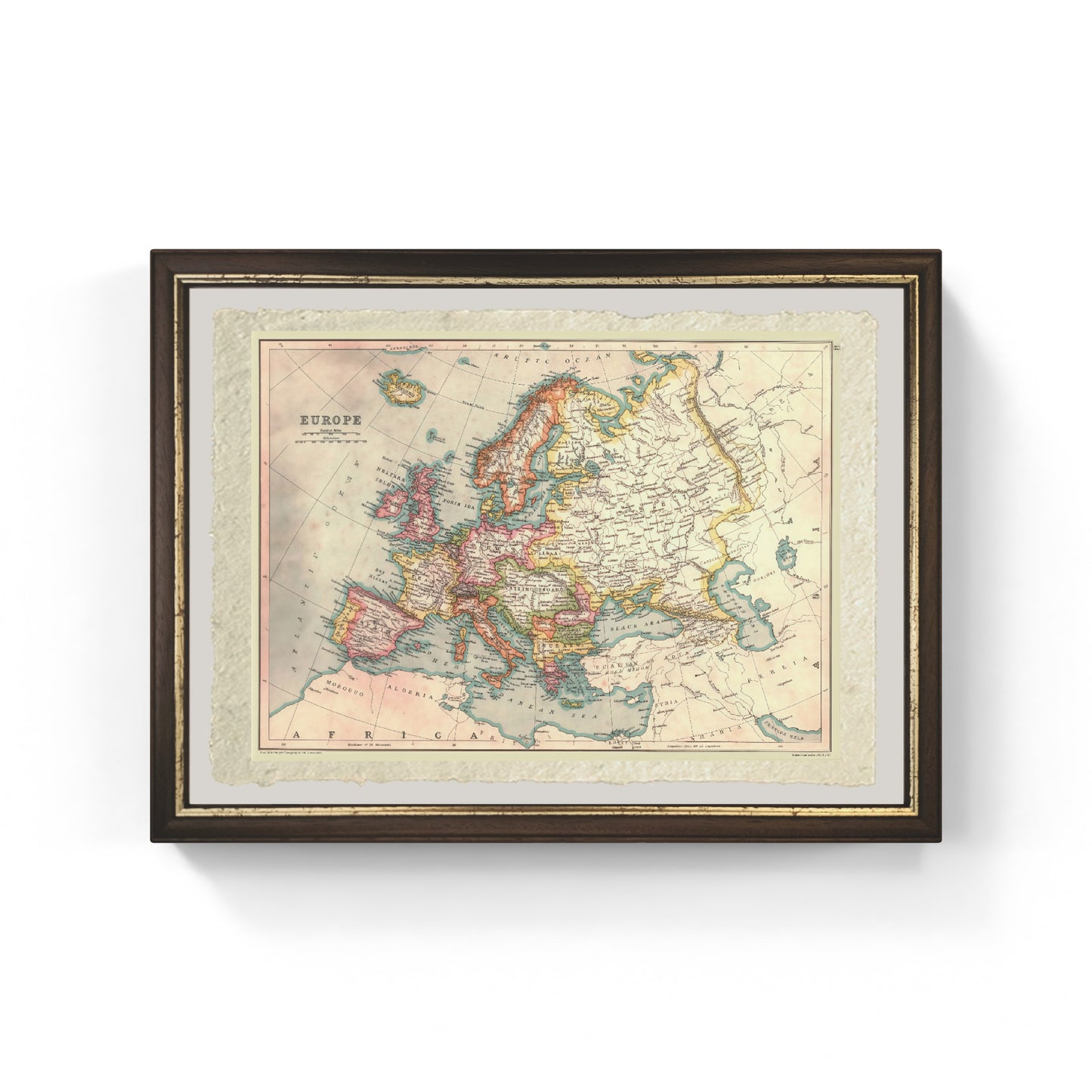 Map of Europe - 1902
