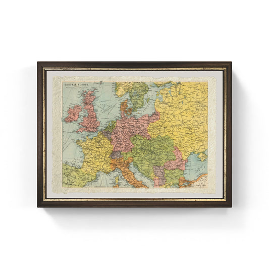 Central Europe - 1914 - John Bartholomew and Son