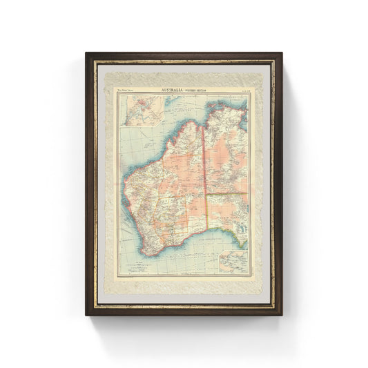 Map of Australia - Western Section
