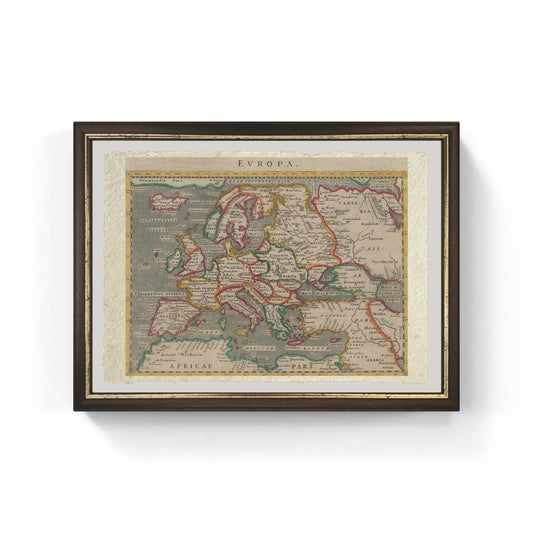 Early map of Europe by Giovanni Antonio Magini