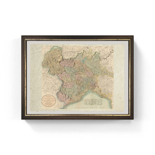 Map of the Duchies of Savoy, Milan, and Republic of Genoa by John Cary