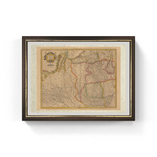 Map of the Bishopric of Brescia and Milan by Jodocus Hondius