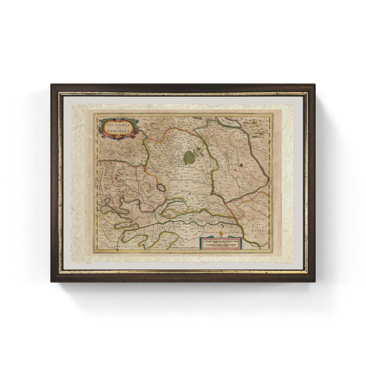 Map of the Signoria of Vercelli by Jan Jansson
