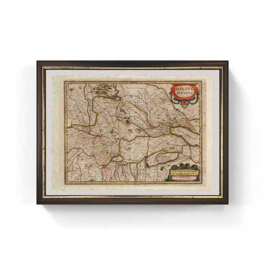 Map of the duchy of Mantua by Jan Jansson