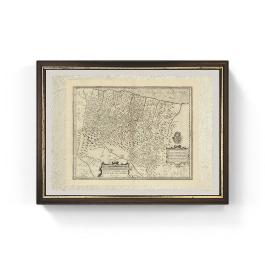 Map of the Duchy of Urbino by Johannes Baptista Vrients