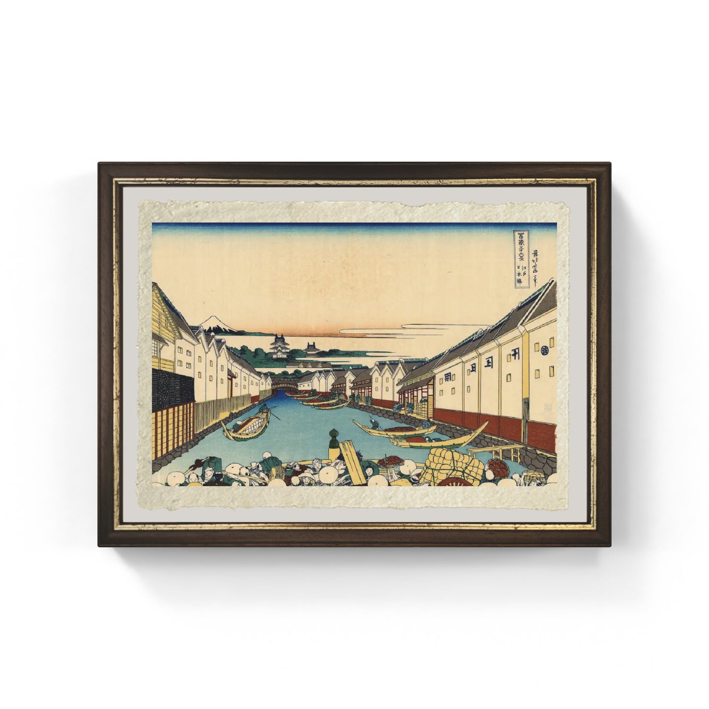 Il ponte di Nihonbashi a Edo