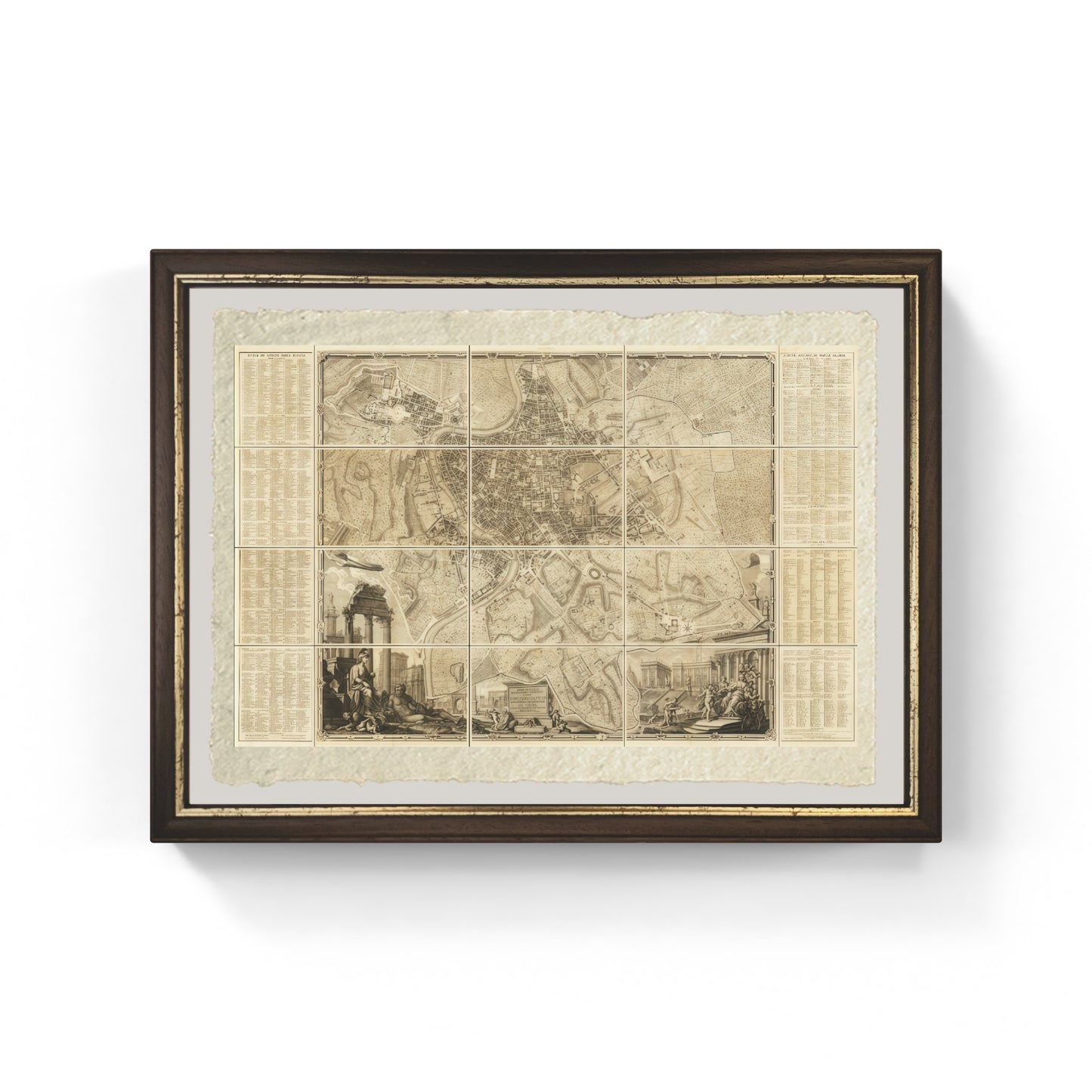 New Plan of Rome by Giovanni Battista Nolli