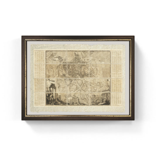 New Plan of Rome by Giovanni Battista Nolli