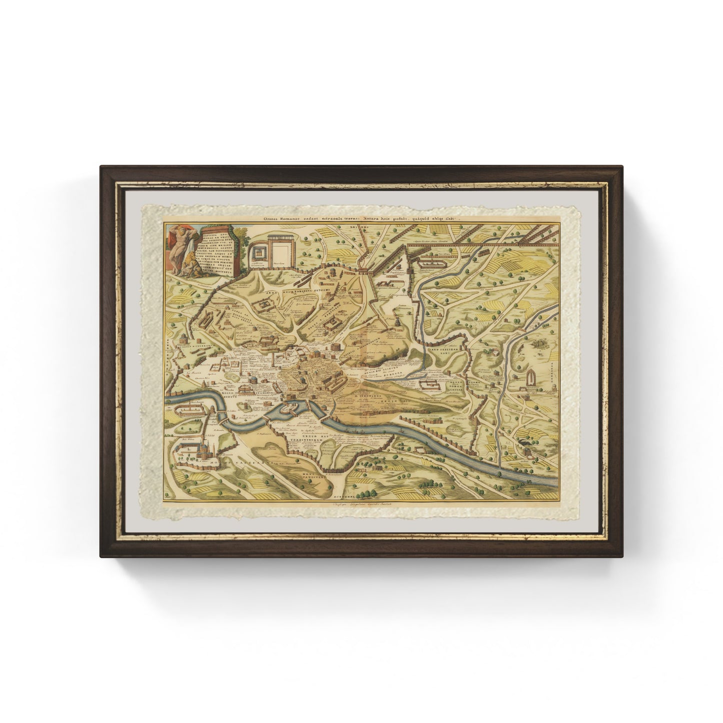 Pieter van der Aa's Archaeological Map of Rome
