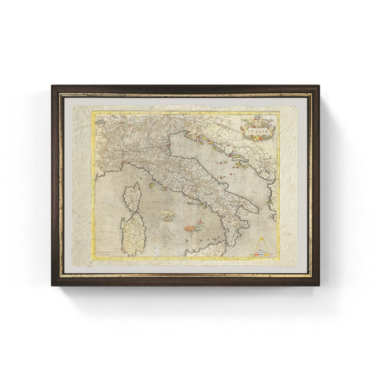 Gerard Mercator's Map of Italy
