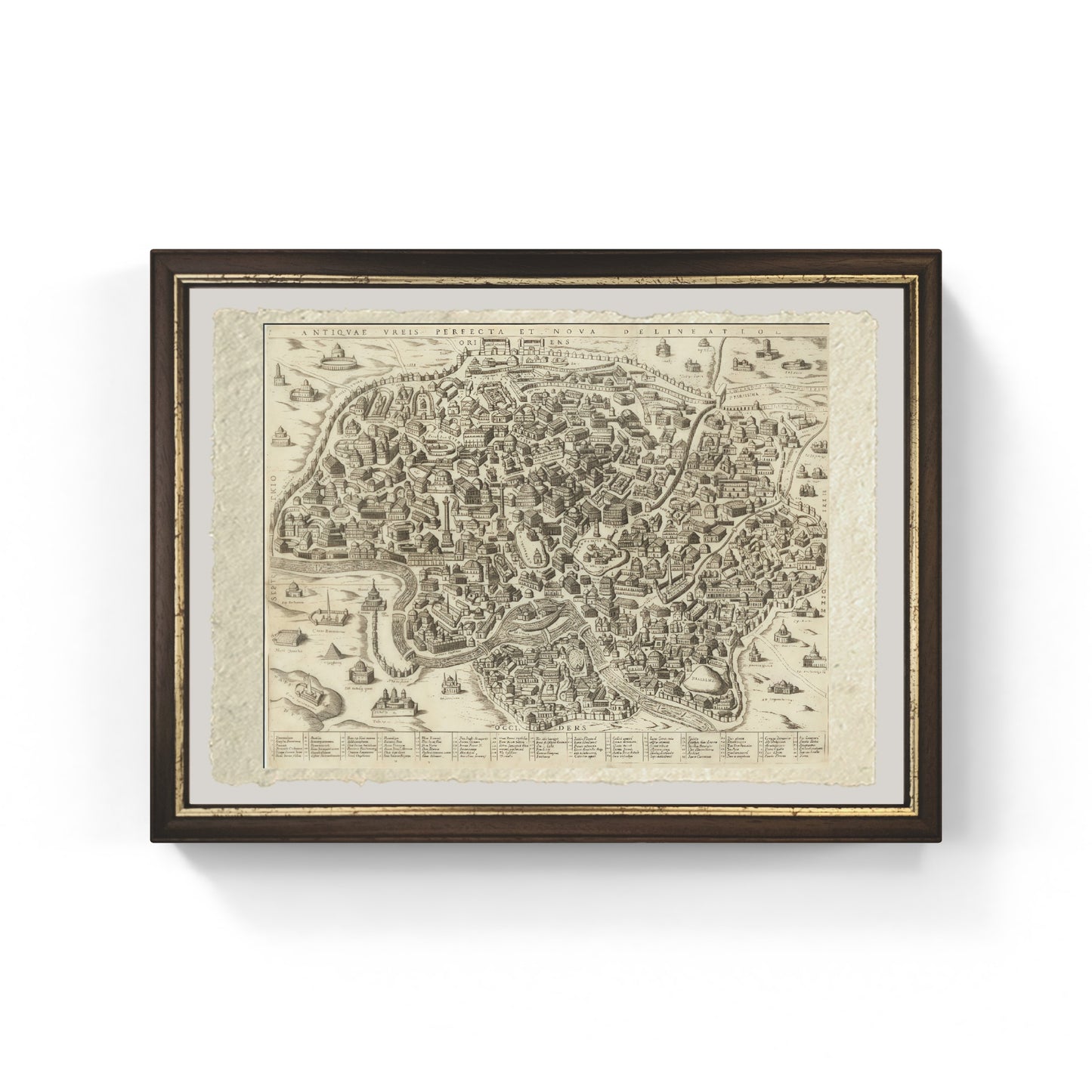 Antiquae urbis perfecta et nova delineatio 1600