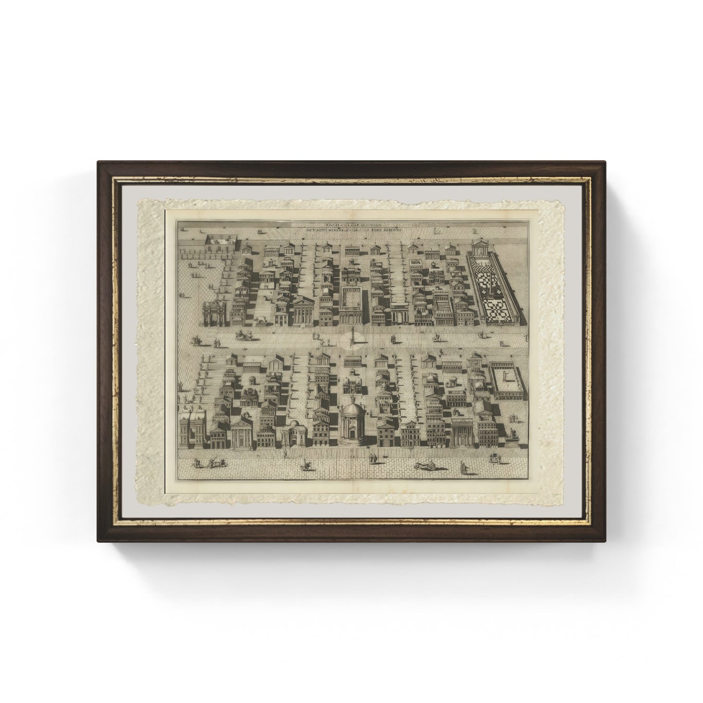 Strata Viarum Urbis in Parte Regionis VIII (1698 ca)