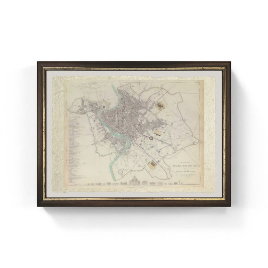 Map of Modern Rome (1830) 