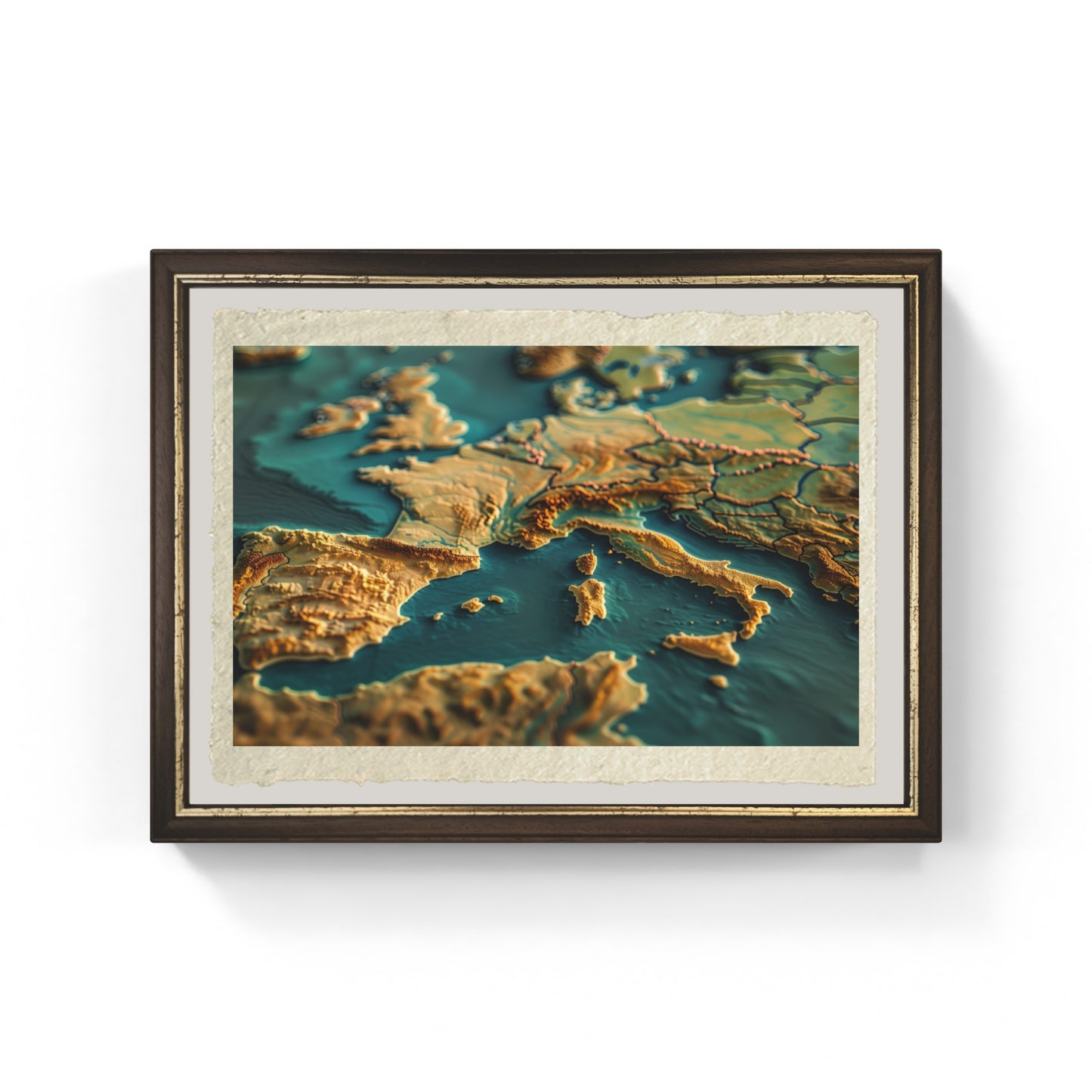 Relief map of the Western Roman Empire 