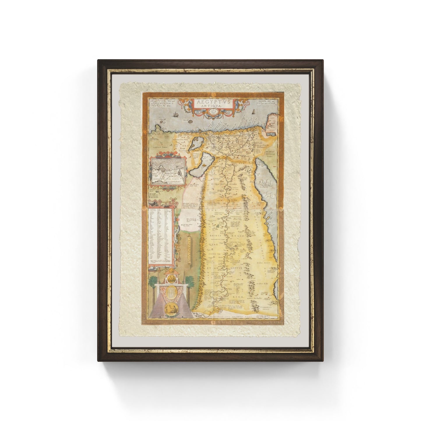Map of Ancient Egypt, 1584