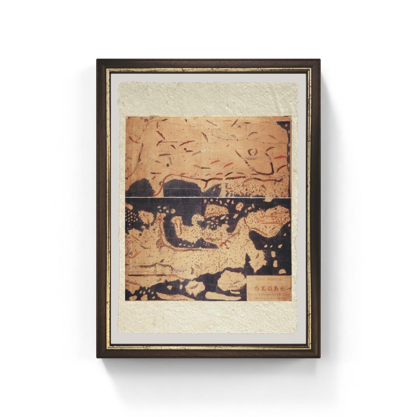 Ms. Arabe 2221 fols. 203 and 204 Map of the Mediterranean, Europe, and Africa, 1300