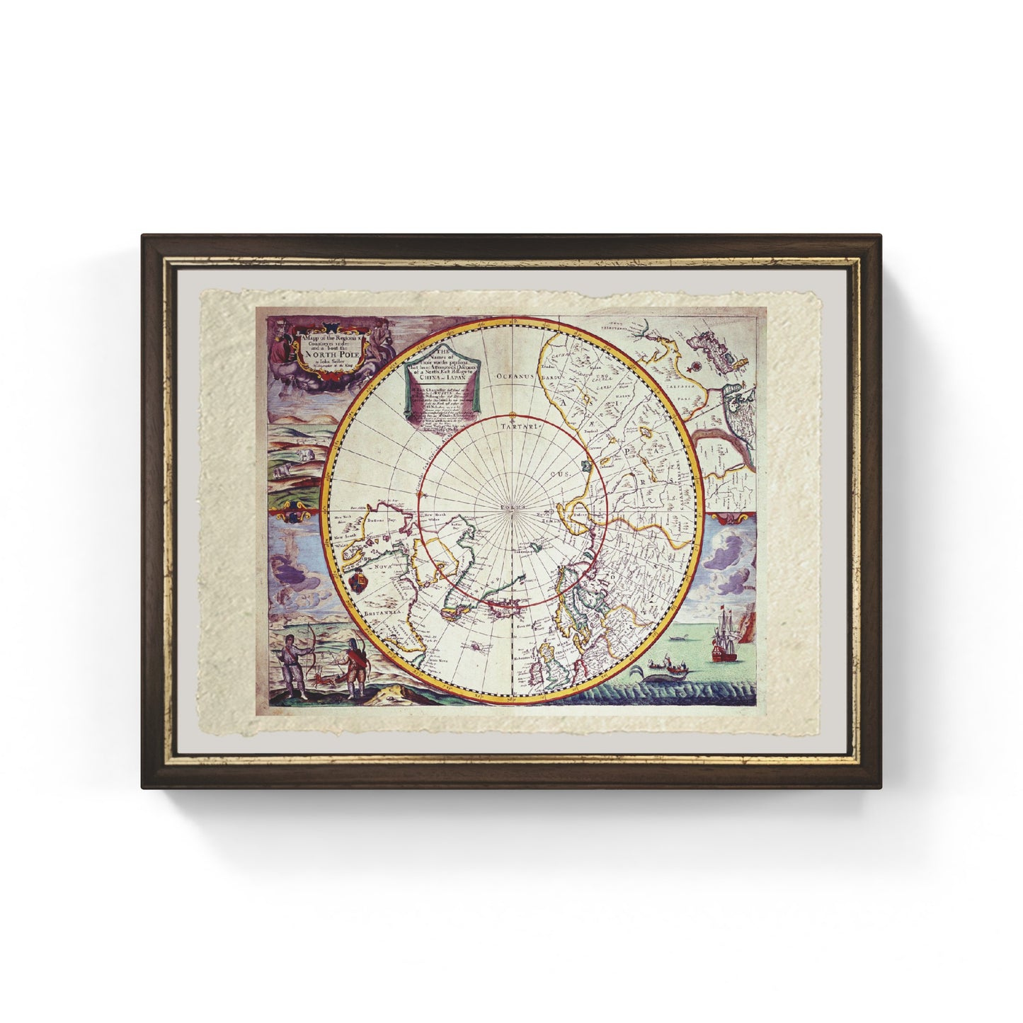 Map of the North Pole - John Seller