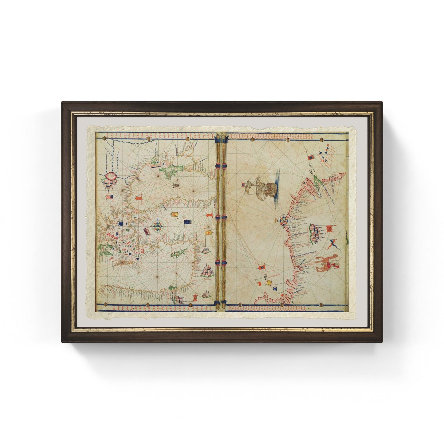 Map of the Coast and Islands of the Eastern Mediterranean - Jacopo Russo