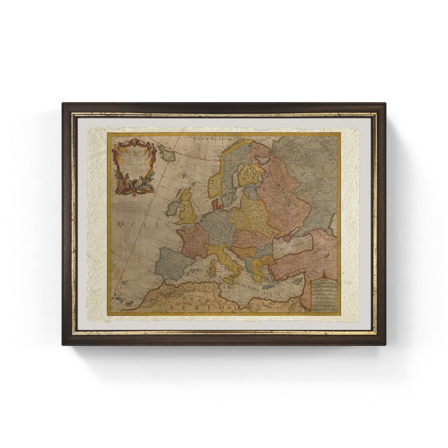 Map of Europe, 1700 - Guillaume Delisle