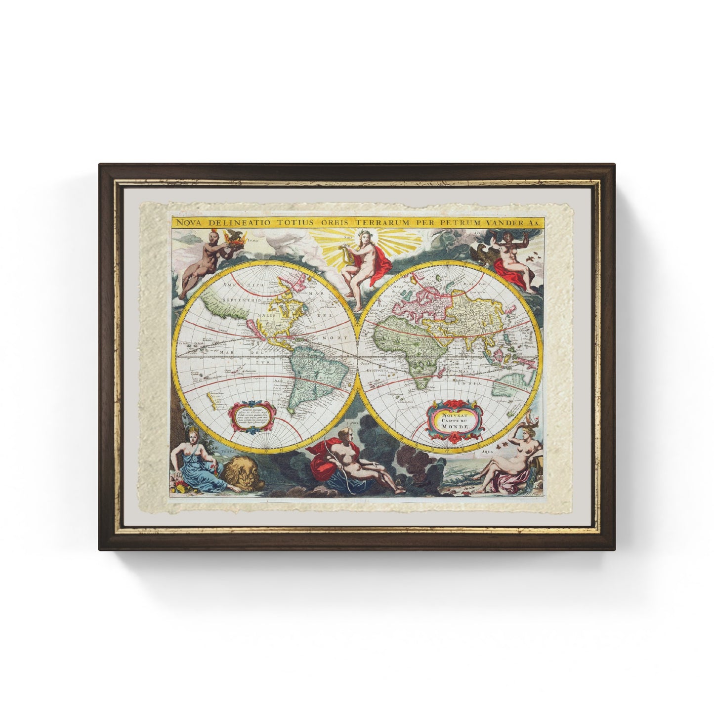 World Map - Pieter Van der Aa