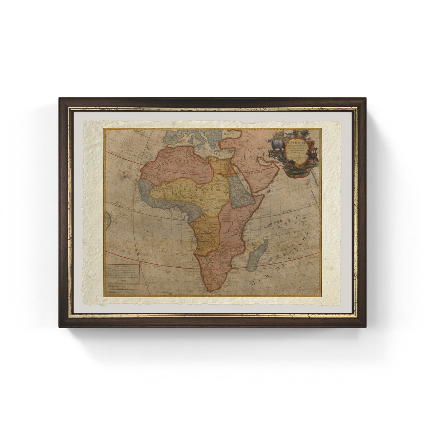 Map of Africa, 1700 - Guillaume Delisle