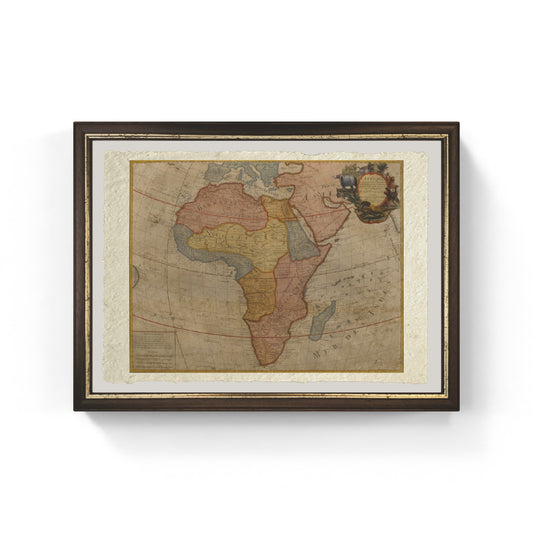 Mappa dell'Africa, pubblicata nel 1700, Parigi, Guillaume Delisle