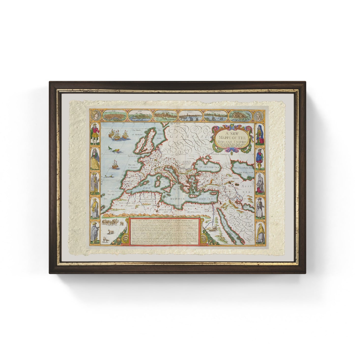 New Map of the Roman Empire - John Speed