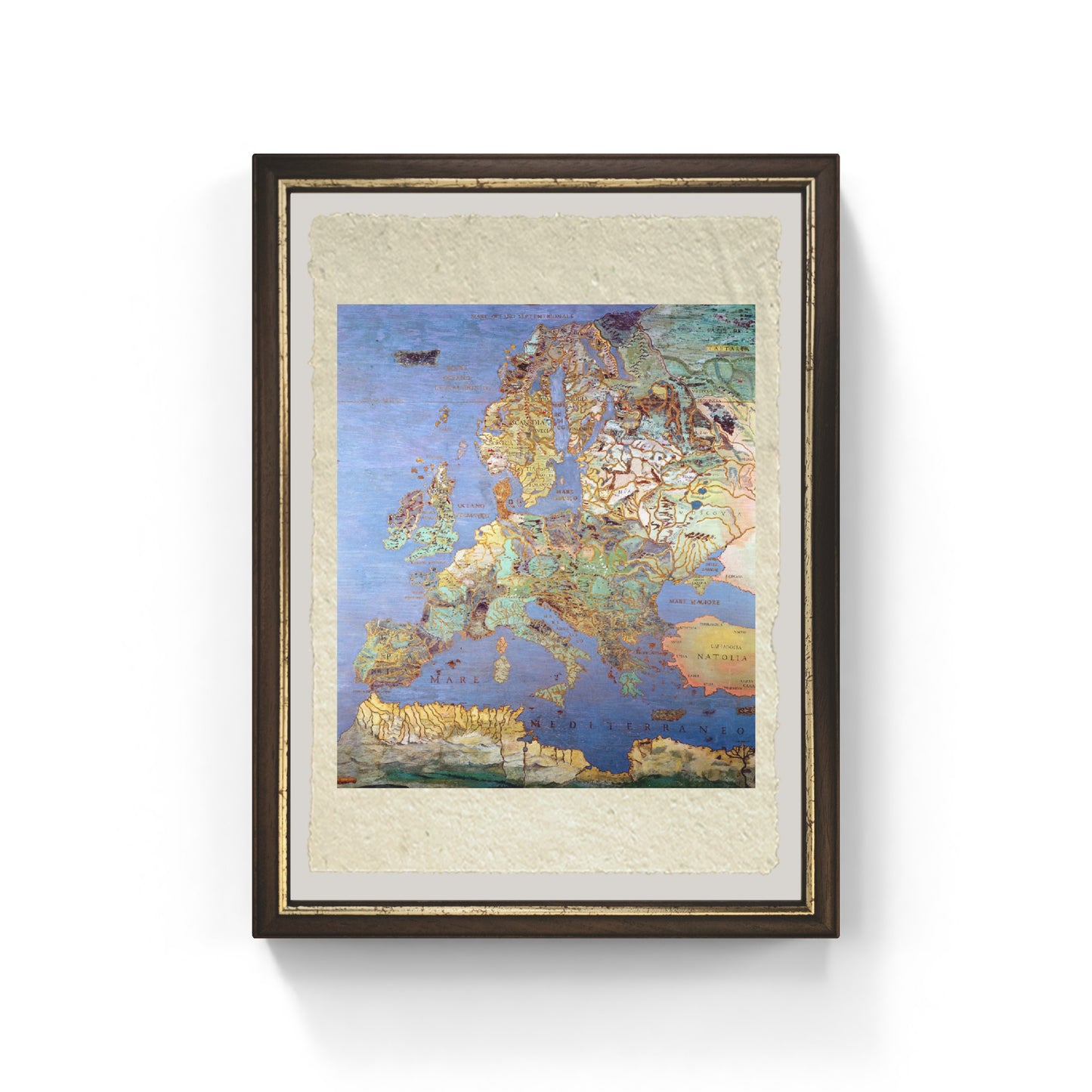 Mappa dell'Europa del XVI secolo