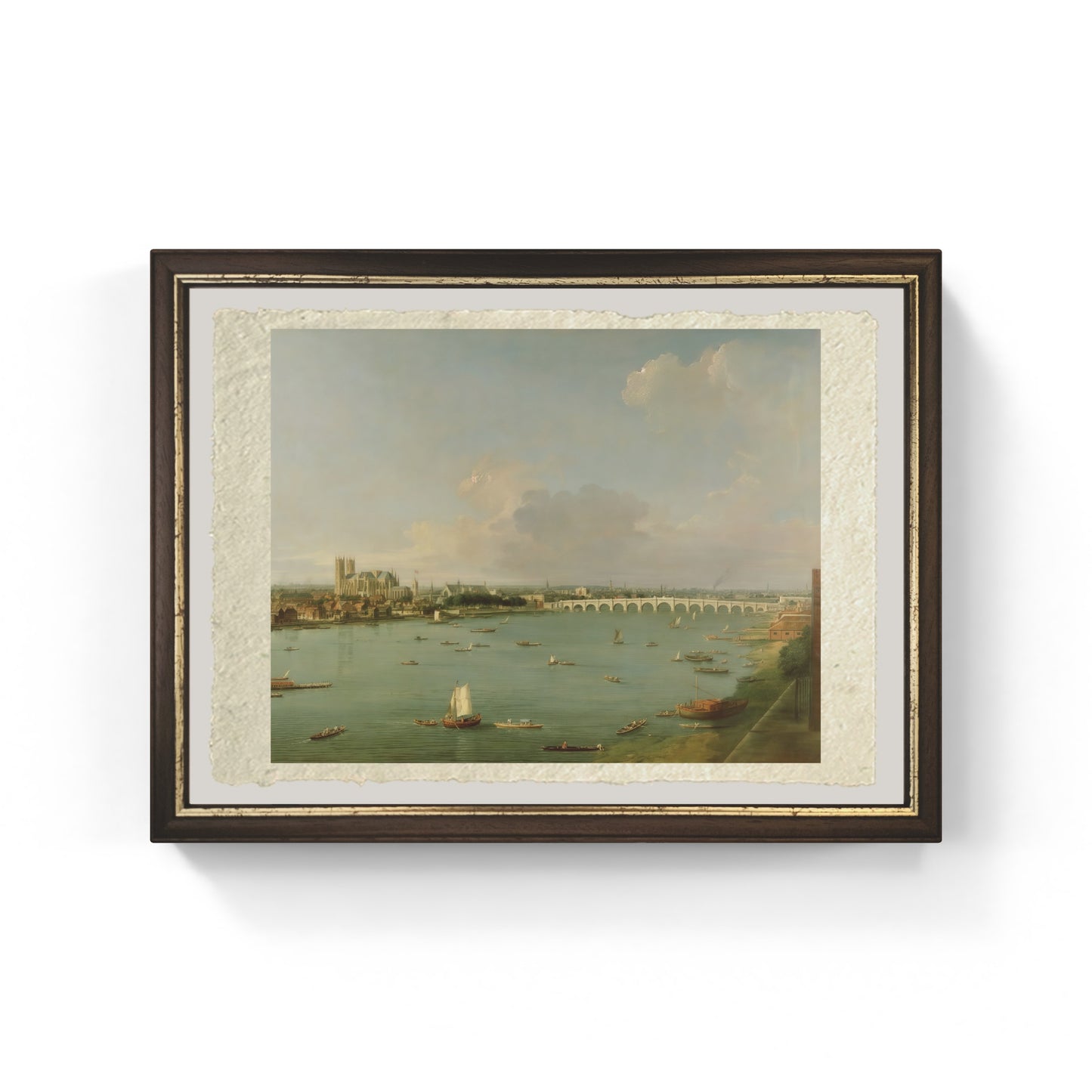 Vista del Tamigi da sud del fiume - Giovanni Antonio Canal detto Canaletto