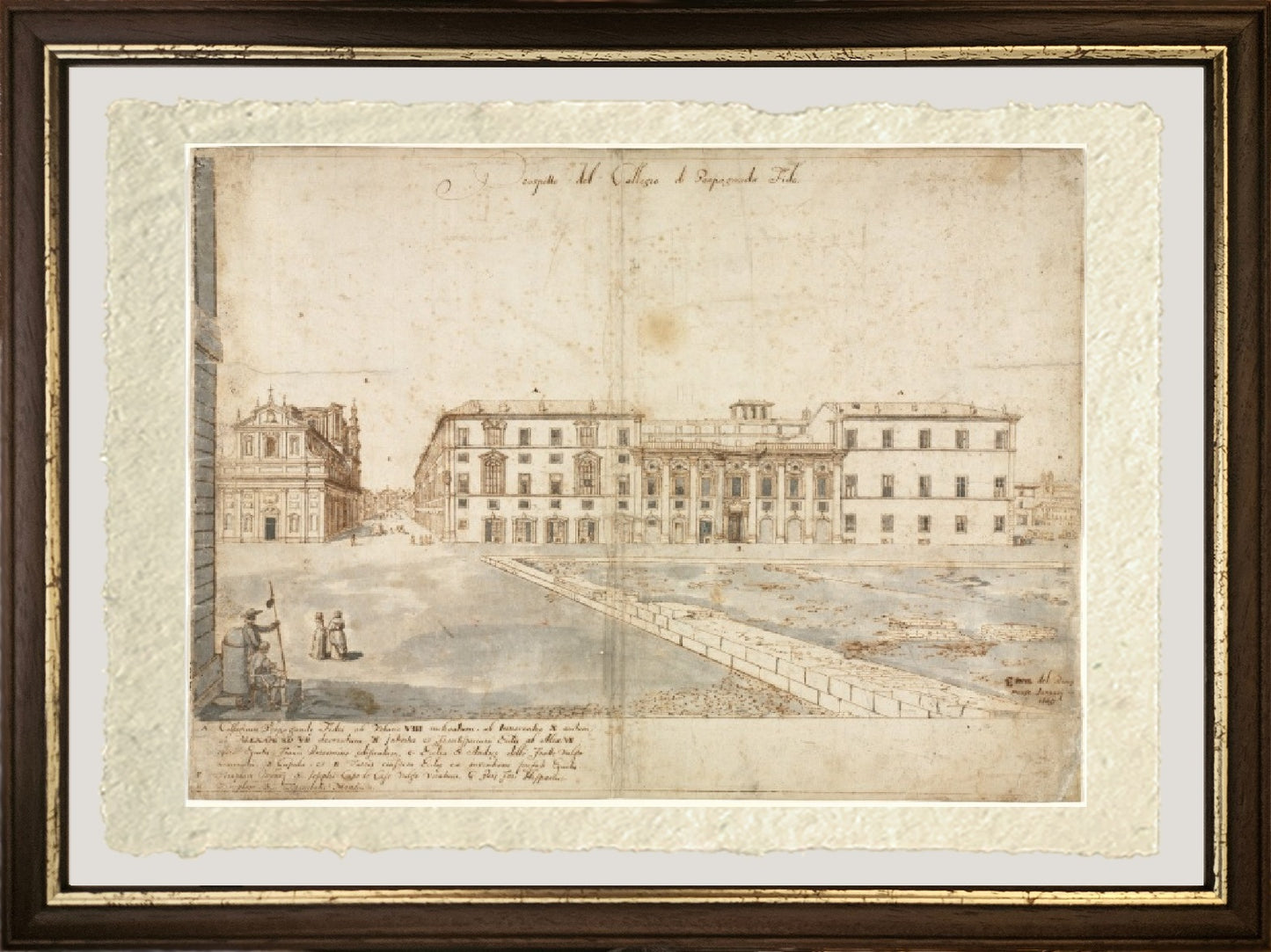 View of Rome with St. Peter's and Castel Sant' Angelo in the Distance, 1685 - Gaspare Vanvitelli - Gaspar van Wittel