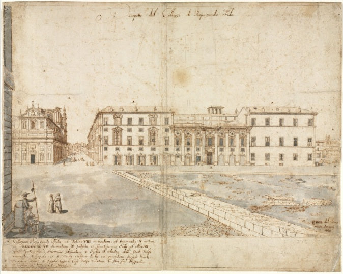View of Rome with St. Peter's and Castel Sant' Angelo in the Distance, 1685 - Gaspare Vanvitelli - Gaspar van Wittel