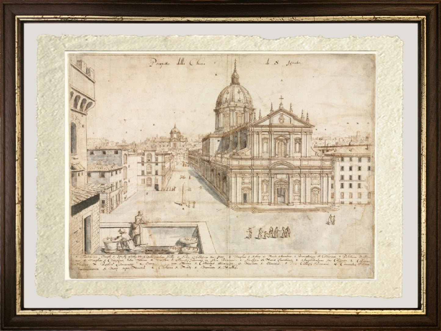 View of Rome with St. Peter's and Castel Sant' Angelo in the Distance, 1685 - Gaspare Vanvitelli - Gaspar van Wittel