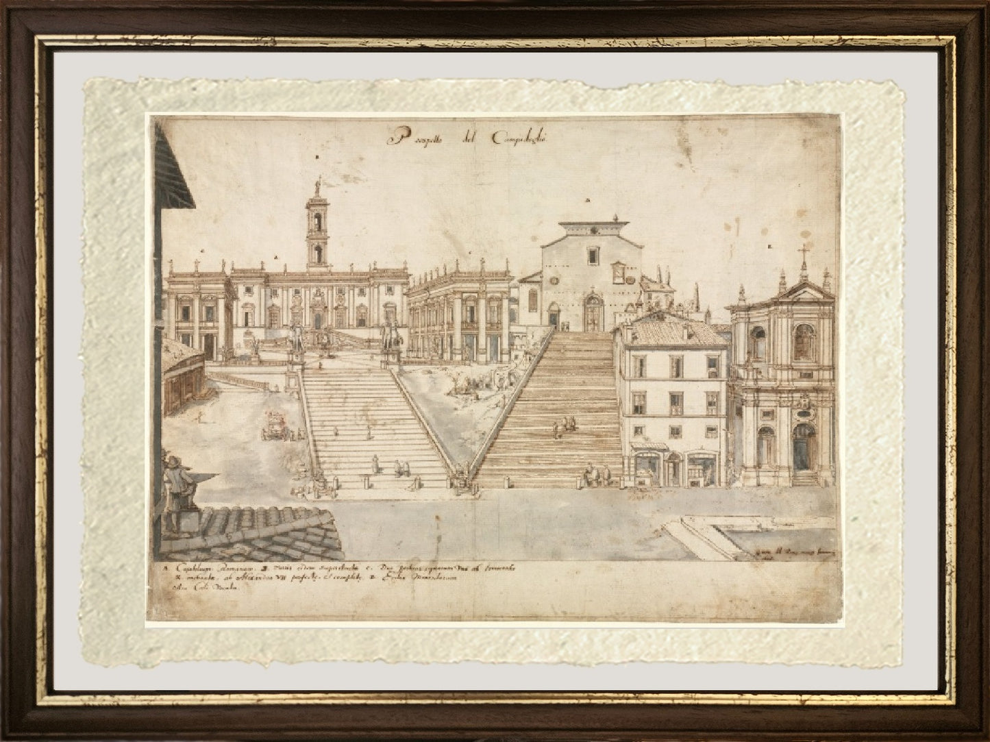 View of Rome with St. Peter's and Castel Sant' Angelo in the Distance, 1685 - Gaspare Vanvitelli - Gaspar van Wittel
