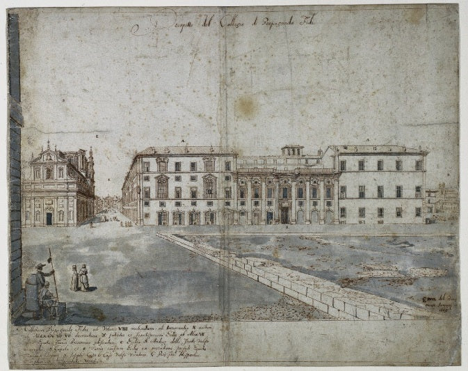 View of Rome with St. Peter's and Castel Sant' Angelo in the Distance, 1685 - Gaspare Vanvitelli - Gaspar van Wittel